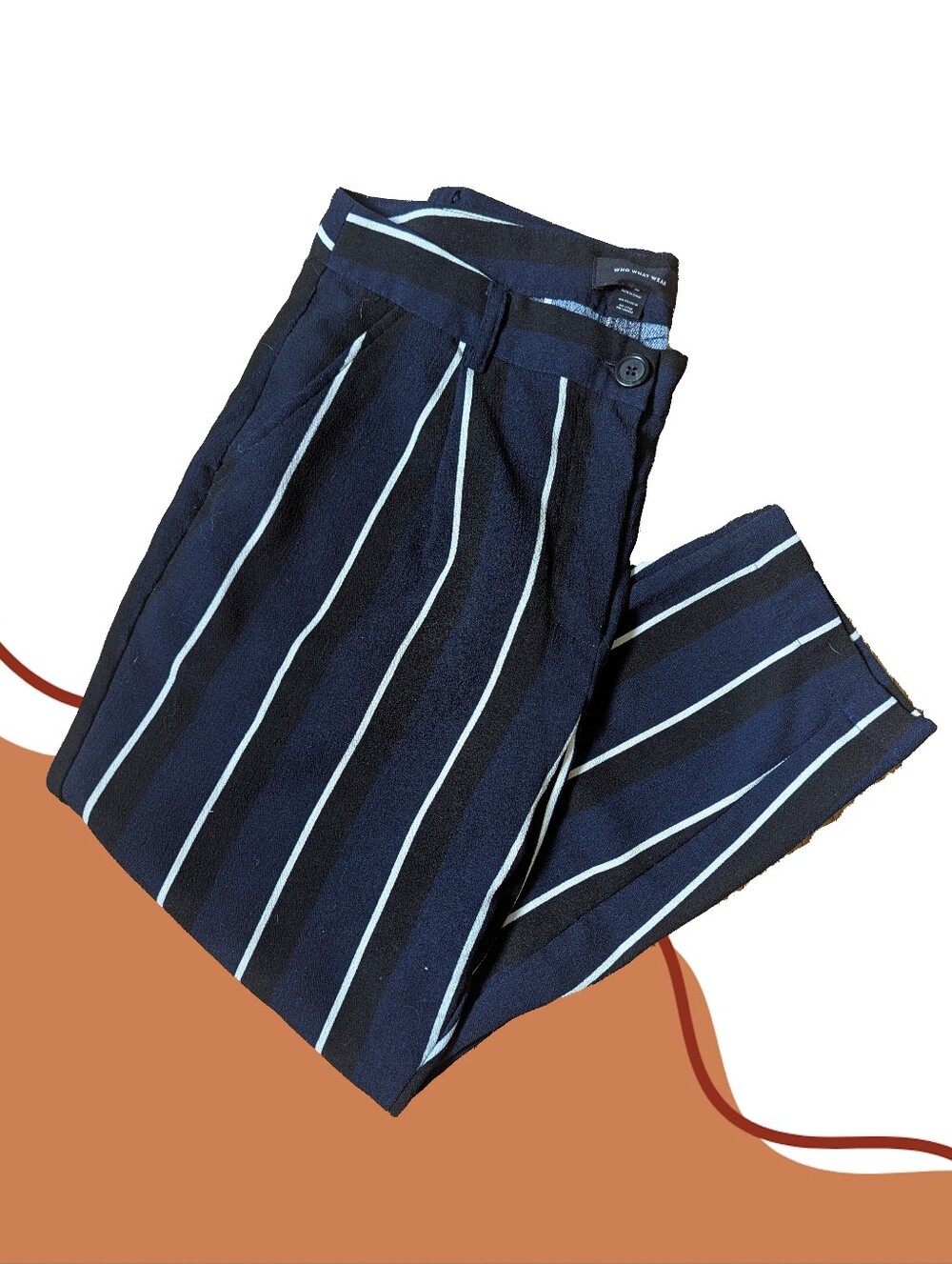 Who What Wear Striped Trousers